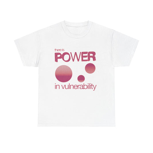 There Is Power In Vulnerability Graphic Tshirt Vintage